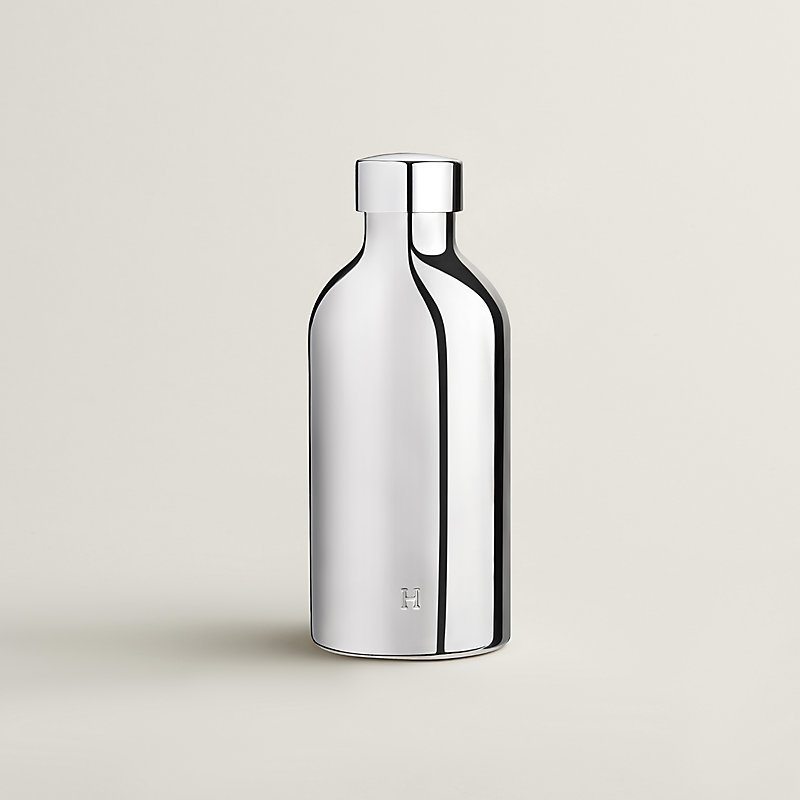 Flaneuse water bottle and shoulder strap - Grey | Hermès USA